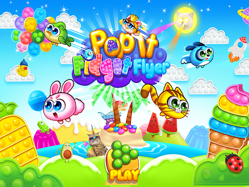 Pop It Fidget Flyer Toys Apps