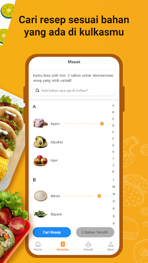 Yummy - Aplikasi Resep Masakan Apps