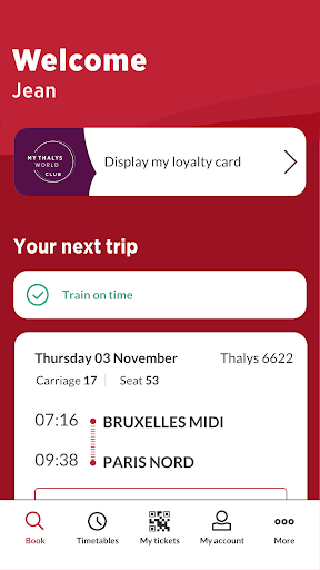 Thalys - International trains Apps