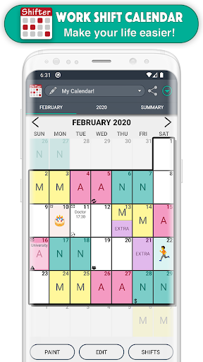 Work Shift Calendar Apps