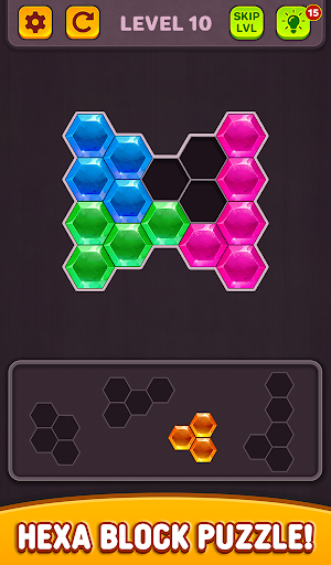 Hexa Block Puzzle: Tangram Puz Apps