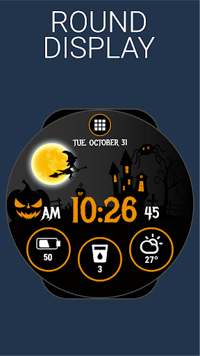 Halloween Watch Face HuskyDEV Apps