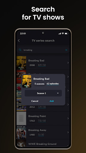 Watch List: TV Series & Movies Apps