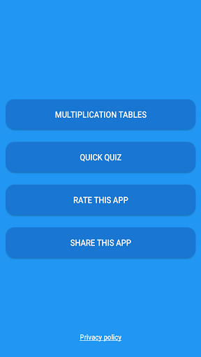 Multiplication tables 1 to 12 Apps