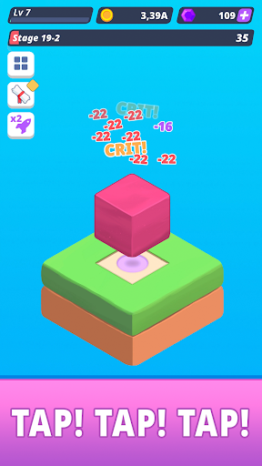 Tap Tap Cube - Idle Clicker Apps