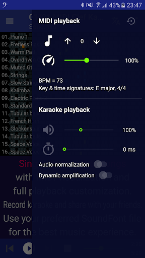 MIDI Clef Karaoke Player Apps