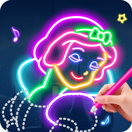 Learn To Draw Glow Princess 1.0.26