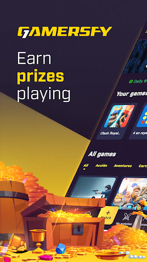 Gamersfy: Win prizes playing Apps