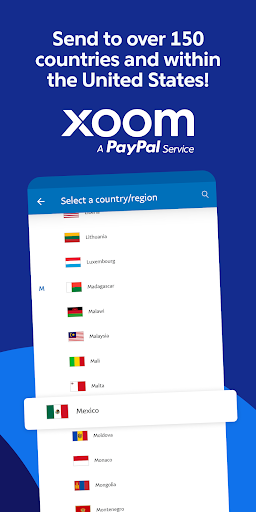 Xoom Money Transfer Apps