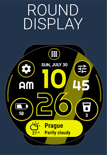 Capsule Watch Face by HuskyDEV Apps