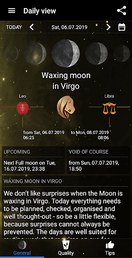 MoonWorx lunar calendar Apps