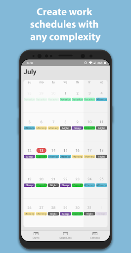 Simple Shift - work schedule Apps