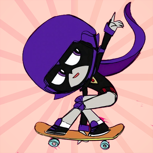 Raven and teen skateboard tita 2.2.3