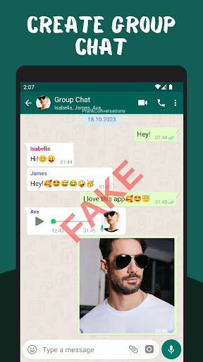WhatsPrank Fake Chat Apps