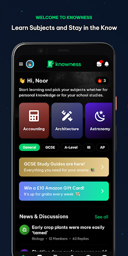 Knowness - Learn Subjects Apps