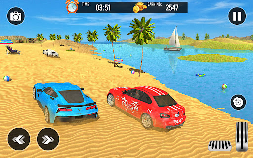 Crazy Car Water Surfing Games Apps