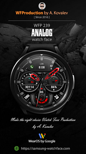 WFP 239 Analog watch face Apps
