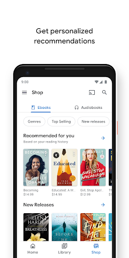 Google Play Books & Audiobooks Apps
