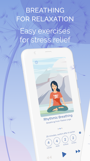 Rhythmic Breathing. Meditation Apps