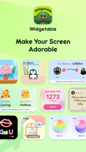 Widgetable: Adorable Screen Apps