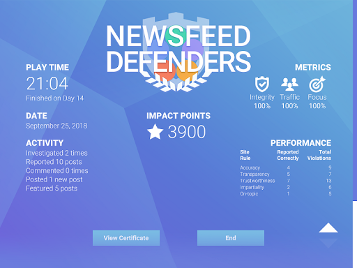 NewsFeed Defenders Apps