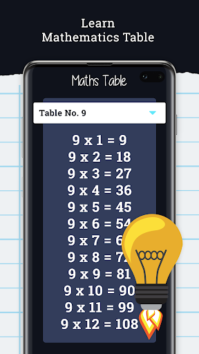 Math Multiplication Table Apps