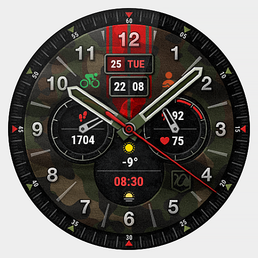 Camouflage Brutal watch face 1.0