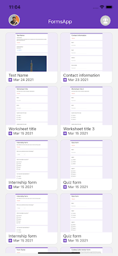 Forms App for your Forms Apps
