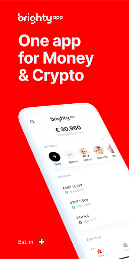 Brighty Crypto & Money Wallet Apps