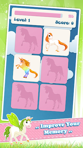 Memory game for kids: Unicorns Apps