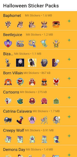 Animated Halloween Stickers Apps