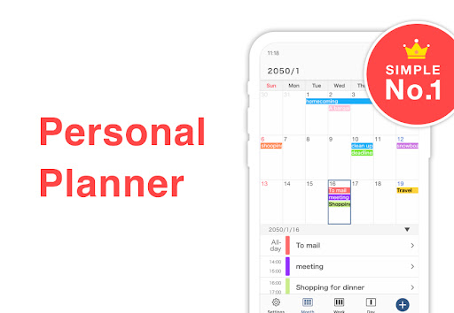 Simple Calendar - easy planner Apps