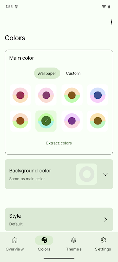 Repainter · dynamic themes Apps