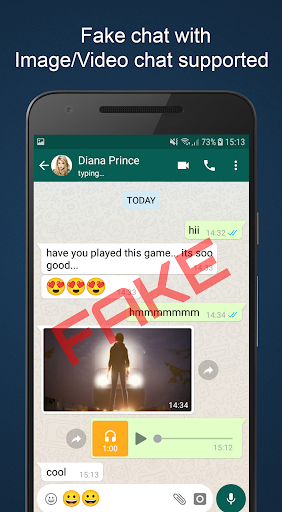 Fake Chat WhatsMock Text Prank Apps
