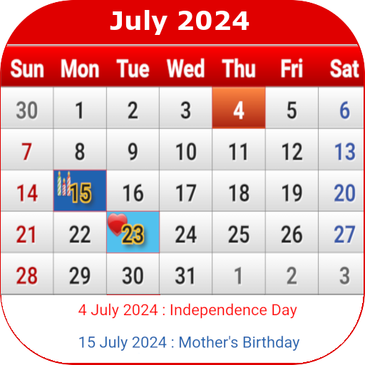 US Calendar 2024 6.0.7