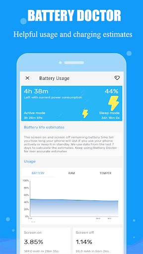 Battery Doctor, Junk Cleaner Apps