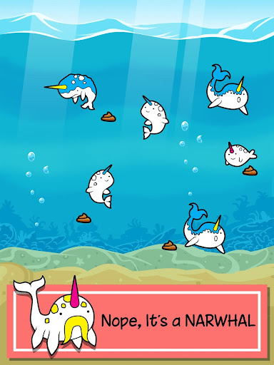 Narwhal Evolution -Sea Clicker Apps