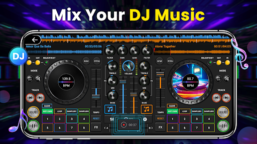 DJ Music Mixer - 3D DJ Player Apps