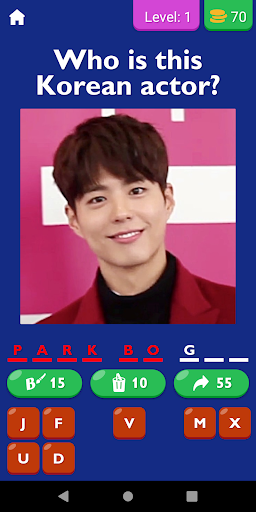 Guess The Korean Actor Game Apps