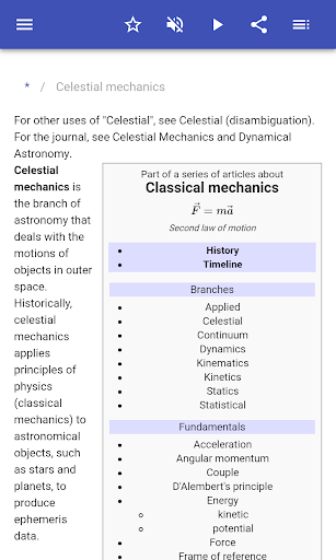 Classical mechanics Apps