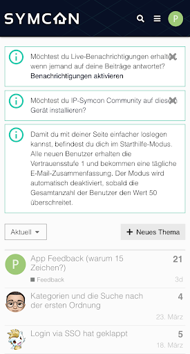 Symcon Community Apps