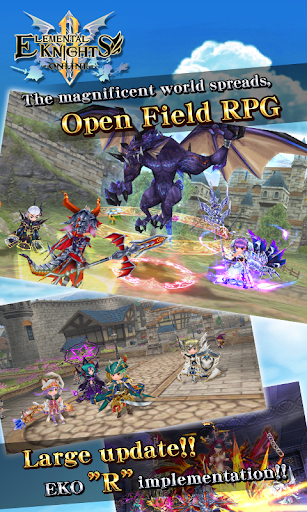 RPG Elemental Knights R (MMO) Apps