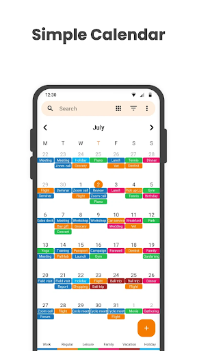Simple Calendar Apps