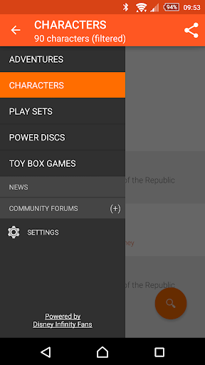 My Disney Infinity Collection Apps