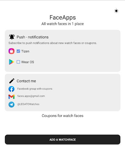 FaceApps - Watchfaces Apps