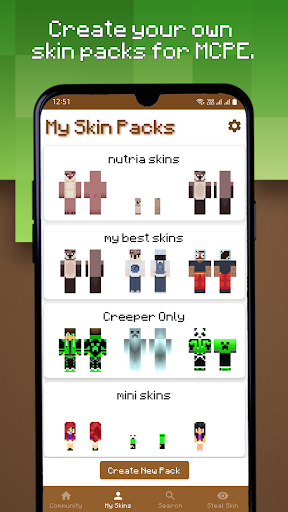 Skin Pack Maker for Minecraft Apps