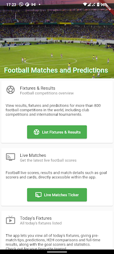 Football Matches & Predictions Apps